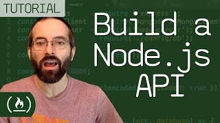 Build a Nodejs API  tutorial [upl. by Odetta]