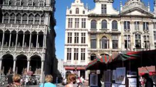 The Grand Palace or Grote Markt in Brussels [upl. by Corwun106]