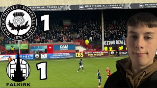 PARTICK GRAB DRAW AGAINST INFORM FALKIRK [upl. by Ainej]