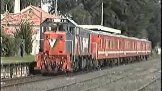 Last Regular Train from Leongatha South Gippsland Railway July 1993 [upl. by Hekker]