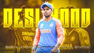 Desi Hood Ft Surya Kumar Yadav✨ Surya Kumar Yadav beat Sync Edit 🔥 Beat Sync 🥶 Cricket Edit [upl. by Llenwahs400]