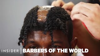 Texas Man Weave Master  Barbers Of The World  Insider [upl. by Kosak]