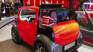 Salon de Genève 2019  le concept Citroën Amy One en vidéo [upl. by Shaff]