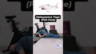 Fish Pose Matsyasanashorts yoga yogapose shaliniverma09 YogawithUrmiPandya [upl. by Linnet581]