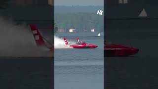 U3 GriggsAce Hardware unlimited hydroplane THUNDERING across the lake [upl. by Ilime]