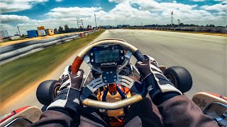 Rotax Senior Max Helmet Cam Meco Kartopia [upl. by Nerha]