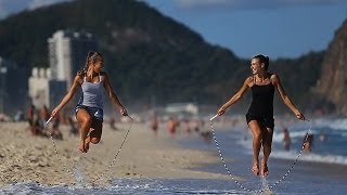 Worlds Best Jump Rope Sisters  Rope Skipping Duo [upl. by Tacy]