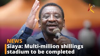 Multimillion shilling Siaya stadium to be completed in three months Says Orengo [upl. by Lerak]