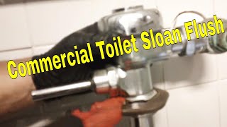 Revive Your Toilet Easy Sloan Flush Valve Repair Tutorial [upl. by Livi]