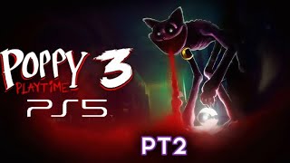 Playing Poppy Playtime CH3 on PS5  PT2 [upl. by Ojybbob]