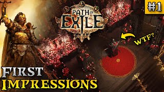 Diablo 4 Player Tries Path of Exile For The First Time  Act 1 [upl. by Ardiedal76]