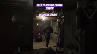 Week 10 Ruptured Patellar Tendon Recovery postop Christ fitness rehabilitation [upl. by Kred245]