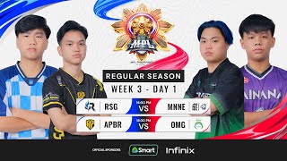 🔴LIVE  MPL PH S13  ENGLISHWeek3 Day 1 [upl. by Aldwin]