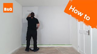 How to paint a wall [upl. by Rratsal7]