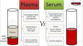 Difference between Plasma amp SerumMost important lab question asked in viva or Job interview [upl. by Cannell]