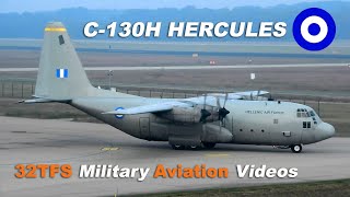 4K HAF C130 Hercules Engine Start Up Take Off at Eindhoven [upl. by Birck]