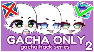 ✨  How to make aesthetic custom eyes in Gacha 2 II NO EDITING PROGRAM [upl. by Berriman853]