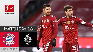 FC Bayern München  Borussia Mgladbach 12  Highlights  Matchday 18 – Bundesliga 202122 [upl. by Enilarak]