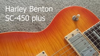 Harley Benton SC 450 plus Honey Burst  A review [upl. by Bette-Ann]