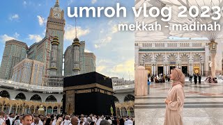 UMROH VLOG 2023 full trip madinah  mekkah indonesia [upl. by Duhl]