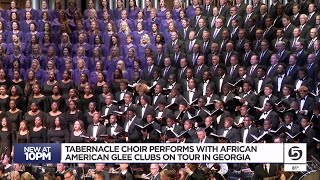 ‘Indescribable’ Tabernacle Choir performs with African American glee clubs in Georgia [upl. by Toth]