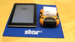 Tablet printer  Star SMT300 wifi Portable Printer with Android Tablet [upl. by Cato]