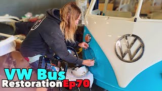 VW Bus Restoration  Episode 70  Putting Together or not  MicBergsma [upl. by Olaznog]