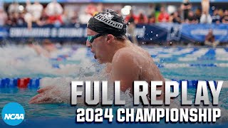 2024 NCAA DIII swimming and diving championship Day one full replay [upl. by Yenahs419]