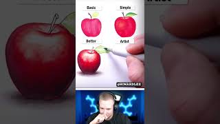 Noob vs Pro 🍎 APFEL ZEICHNEN [upl. by Ikeda]