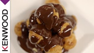 Profiteroles Recipe  Demonstrated with Kenwood Chef [upl. by Munafo]