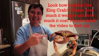 Live King Crab [upl. by Nylekoorb]