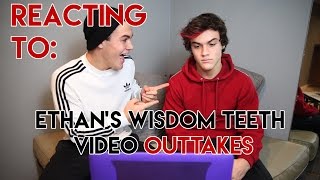 Reacting To Ethan Gets His Wisdom Teeth Removed [upl. by Matilde973]