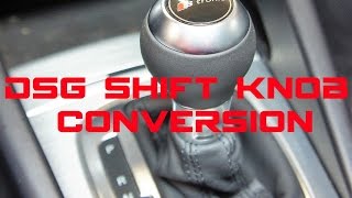 VW amp Audi side facing to forward facing button shift knob conversion [upl. by Llerraj]