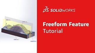 Freeform Feature  Tutorial  SOLIDWORKS [upl. by Karlan]