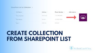 PowerApps  Create Collection from SharePoint List [upl. by Phiona345]