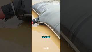 The person who invented the geotextile dewatering bag is truly a genius [upl. by Mickelson]