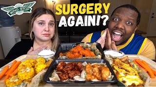 Going Back Into Surgery Wingstop Mukbang [upl. by Tranquada]