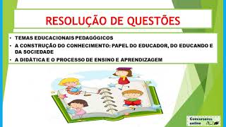 O PAPEL DO EDUCADOR DO EDUCANDO E DA SOCIEDADE A DIDÁTICA E O PROCESSO DE ENSINO E APRENDIZAGEM [upl. by Anita]