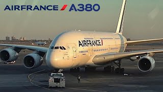 Upper Deck 🇺🇸 New York JFK  Paris CDG 🇫🇷 Air France Airbus A380 FULL FLIGHT REPORT [upl. by Drewett421]