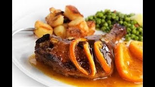 Recette  Cuisse de canard à lorange [upl. by Tihom326]