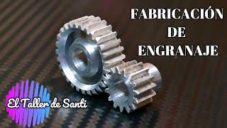 FABRICACIÓN DE ENGRANAJE  gear manufacturing [upl. by Ateerys891]