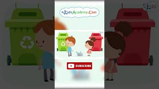 Recycling for Kids  Learn MORE with Kids Academy [upl. by Jotham]