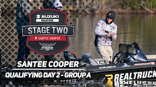 Bass Pro Tour  Stage Two  Santee Cooper  Qualifying Day 2  Group A Highlights [upl. by Declan]