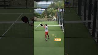 Padel Drill  Bandeja and Volley [upl. by Weismann]