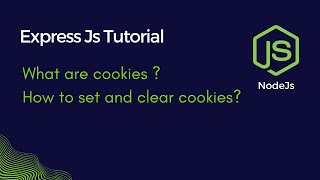 11 Cookies  How to set and clear cookies in nodejs app ExpressJs Tutorial in Hindi 2022 [upl. by Jayne400]