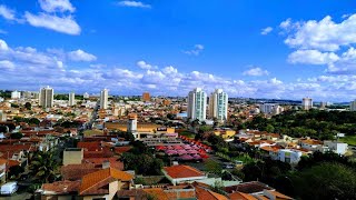 Cidade de ArarasSP 135 mil habitantes vista aérea por drone [upl. by Naruq]