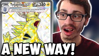 My NEW Tyranitar ex Deck Absolutely WRECKS Your Opponents Gallade Engine PTCGL [upl. by Sdlonyer]