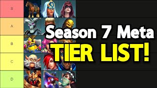 Paladins Season 7 Banners Fall Meta Tier List Opinion [upl. by Donelle964]