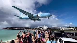 Drakes Massive Private Plane Lands In Caribbean AIR DRAKE [upl. by Jennine]