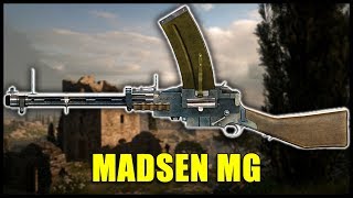 Battlefield 1  MADSEN MG Waffen Review ► BF1 Guide Support Waffe [upl. by Artimed]